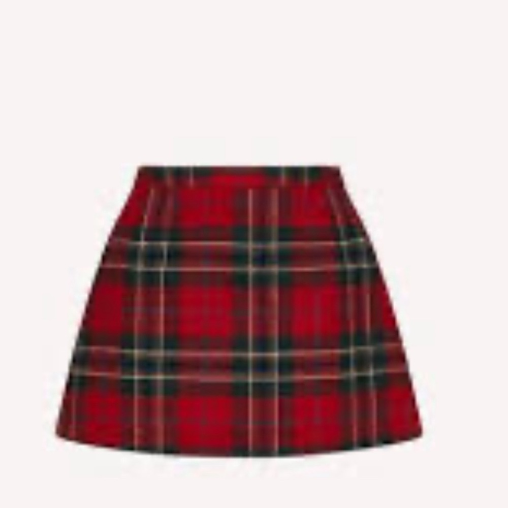 NWT Valentino Plaid Skirt - Picture 4 of 6